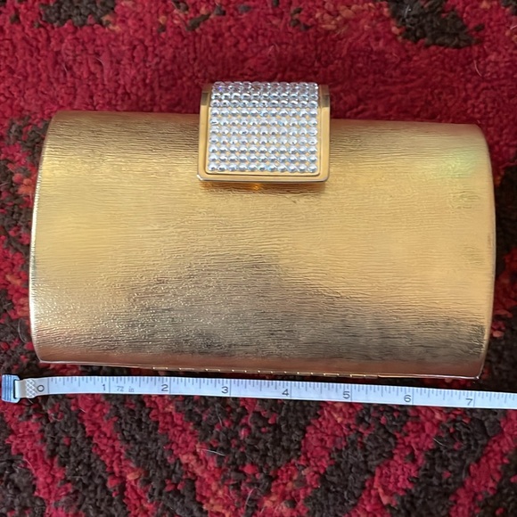 Vintage Gold Clutch Box Purse from Nordstrom - Picture 11 of 13